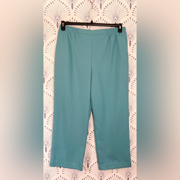 Alfred Dunner Turquoise Dress Pants size 18P - Picture 1 of 3
